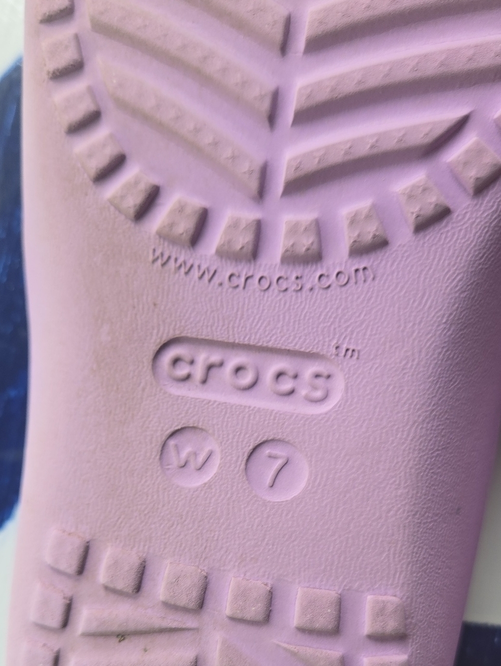 Crocs Kadee II Orchid Purple Flip Flop Size 7 - Picture 9 of 9